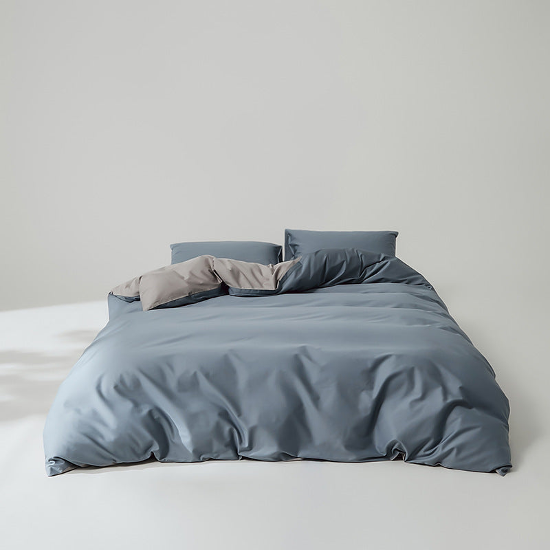 Vierteiliges Bettset Einfacher Stil