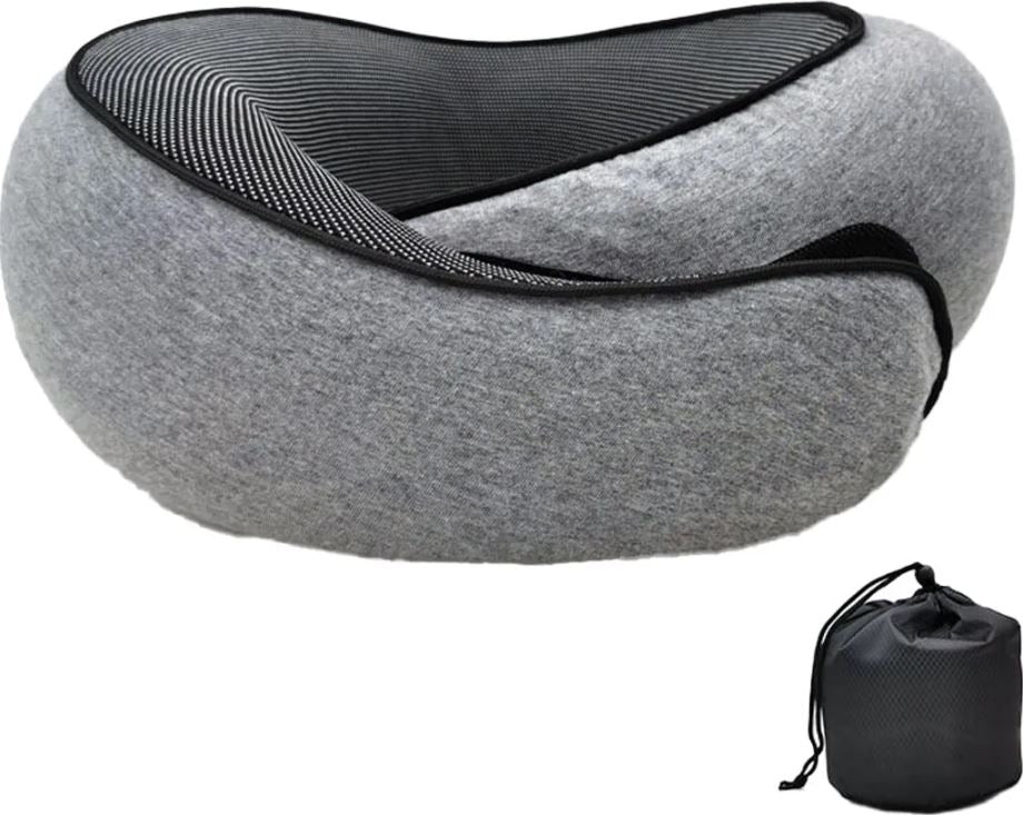 Nackenkissen, Kinnstützkissen, verstellbares Kissen für Reisen und Zuhause