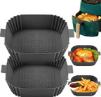 Silikonbackform für Heißluftfritteuse-Backpapier Heißluftfritteuse-Zuschnitte, Silikonform