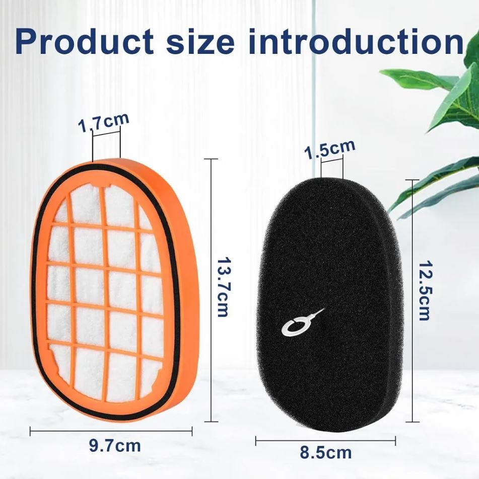 6 Stück Filter für Philips SpeedPro Max Aqua Akku-Staubsauger