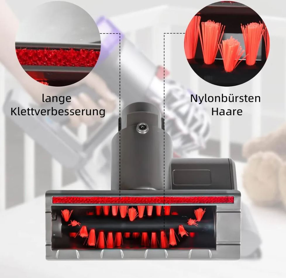 Mini-Turbinendüse für Dyson V7 / V8 / V10 / V11 / V15 Staubsauger